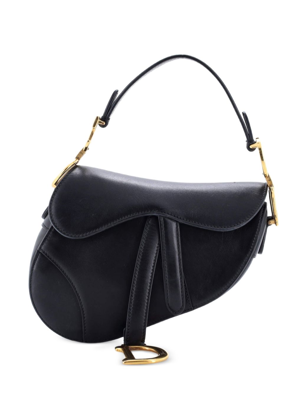 Saddle Handbag Leather Mini shoulder bag