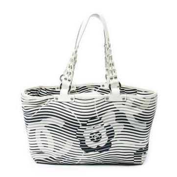 Canvas Camellia Flower Beach Tote