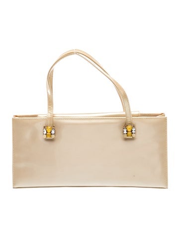 Patent Leather Top Handle Bag