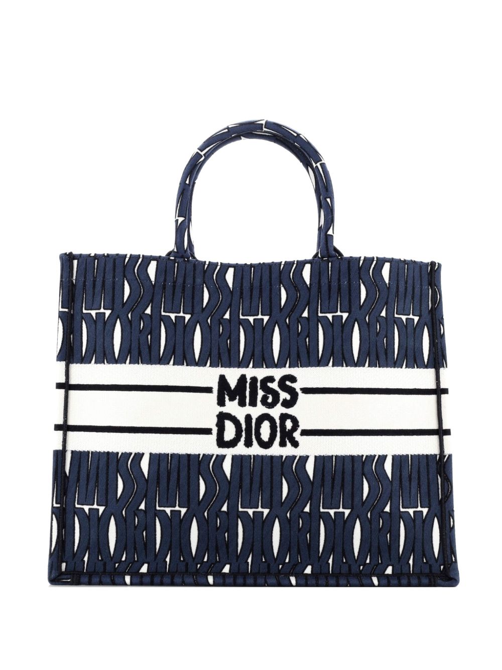 Miss Dior Book Embroidered Canvas Medium tote bag