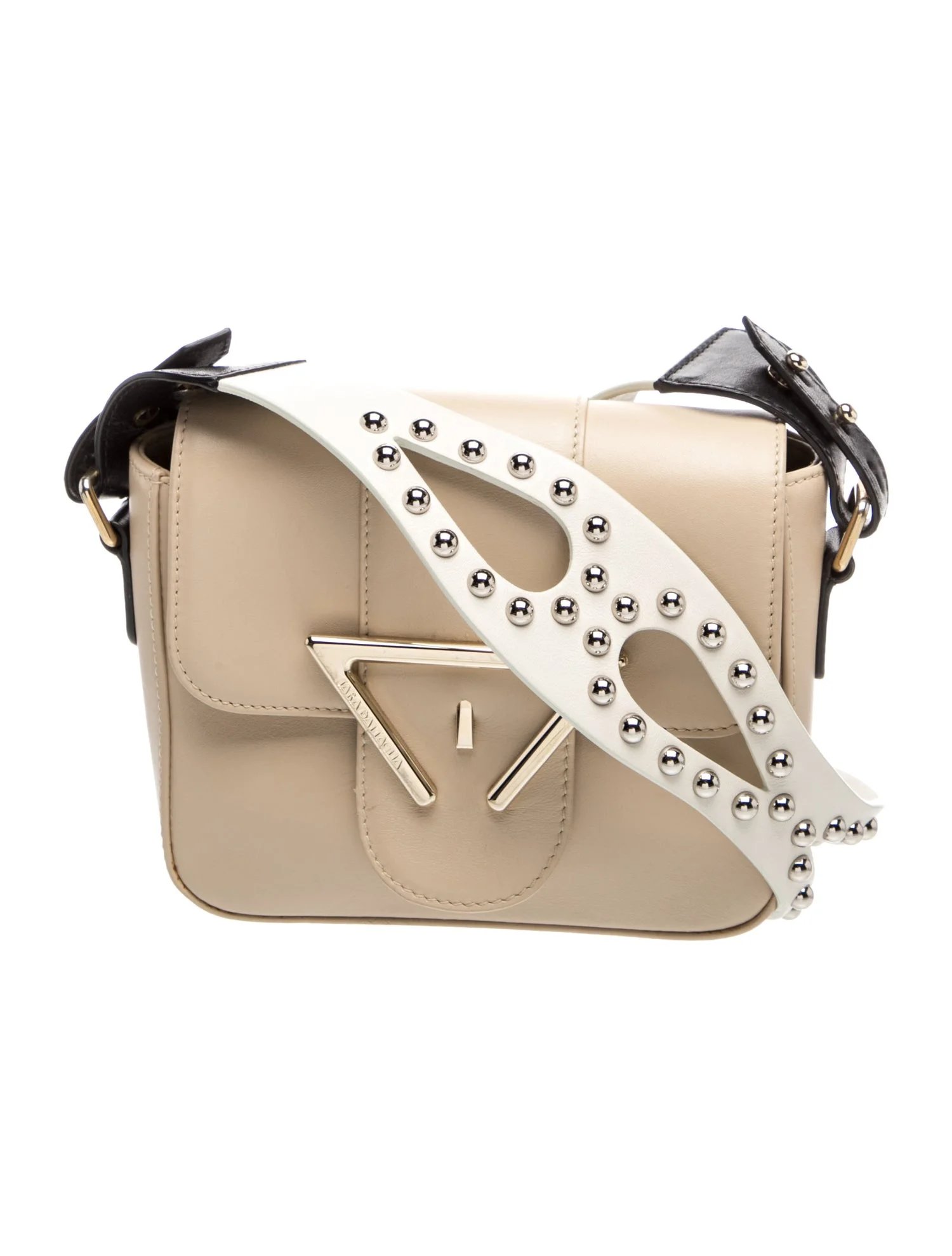 Sara Battaglia Leather Crossbody Bag