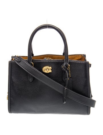 Leather Top Handle Bag