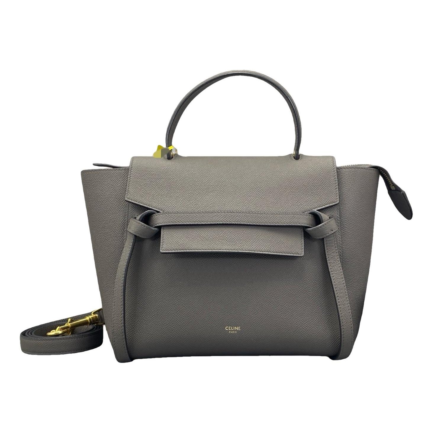Belt leather handbag