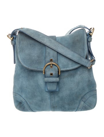 Coach Suede Crossbody Bag