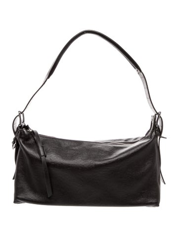 Leather Belted Baguette