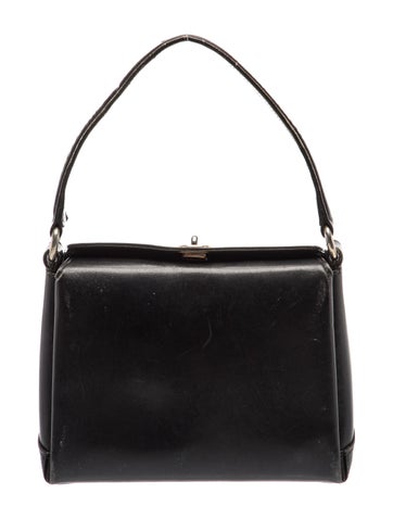 Leather Top Handle Bag Vintage