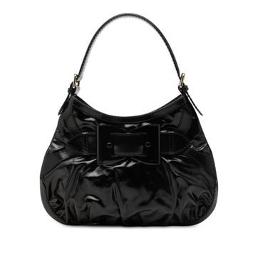 Medium Coated Canvas and Calfskin Dialux Queen Hobo