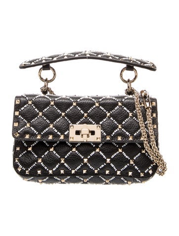 Valentino Rockstud Top Handle Bag