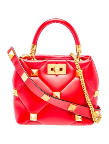 Rockstud Top Handle Bag