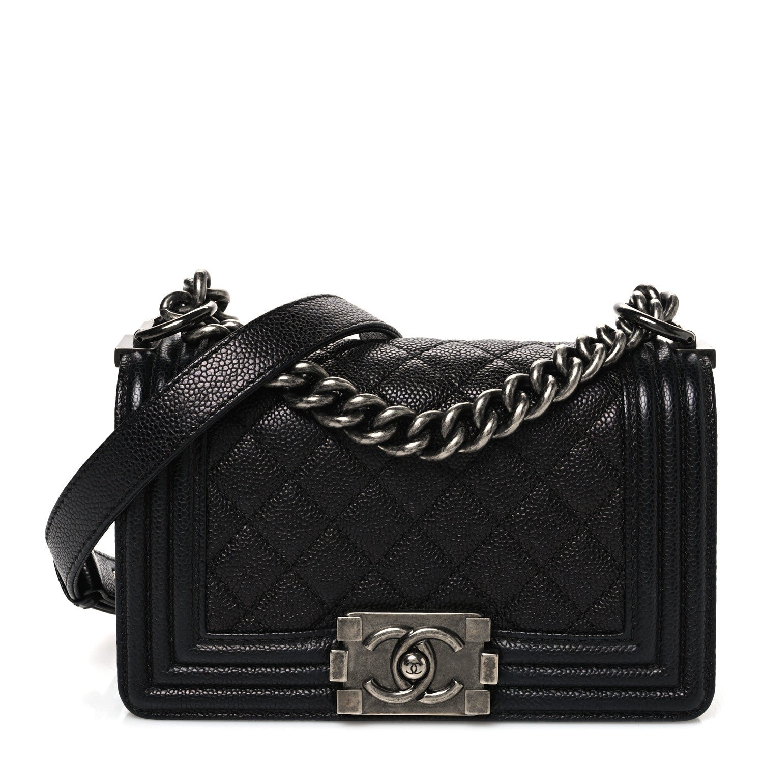 Chanel Caviar Quilted Small Boy Flap Black
