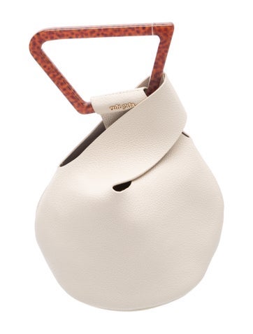 Cult Gaia Leather Top Handle Bag