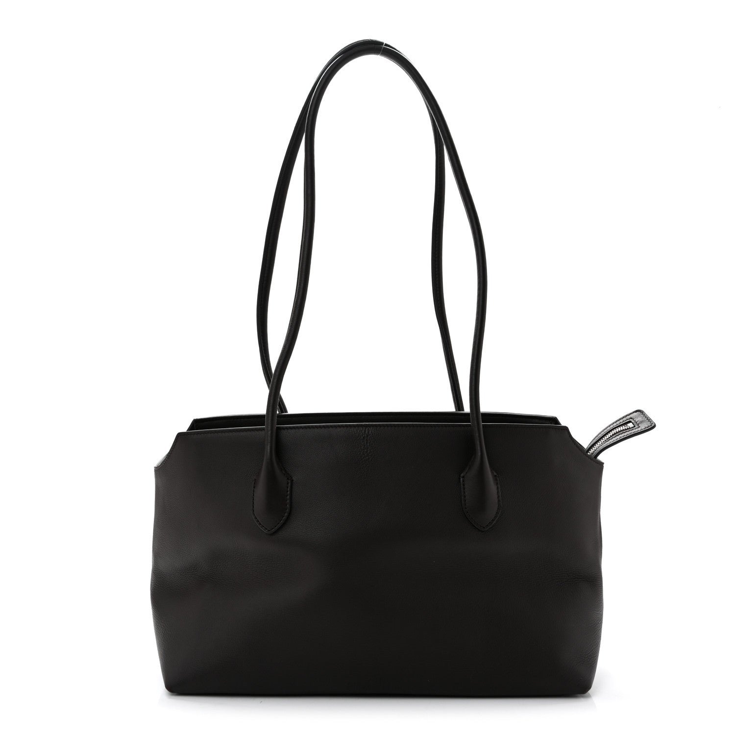 The Row Deerskin Terrasse Bag  Dark Brown