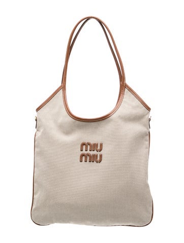 Canvas Ivy Canvas and Leather Bag Large