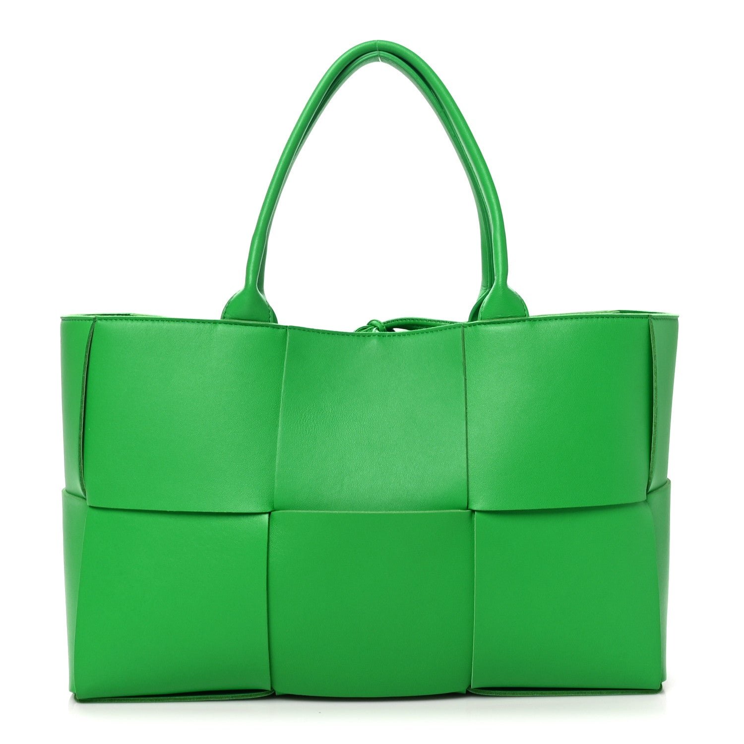 Bottega Veneta Nappa Maxi Intrecciato Medium Arco Tote Parakeet