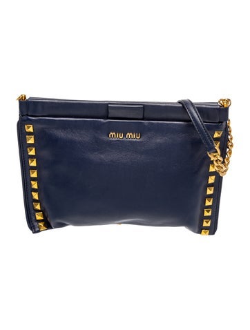 Miu Miu Leather Clutch