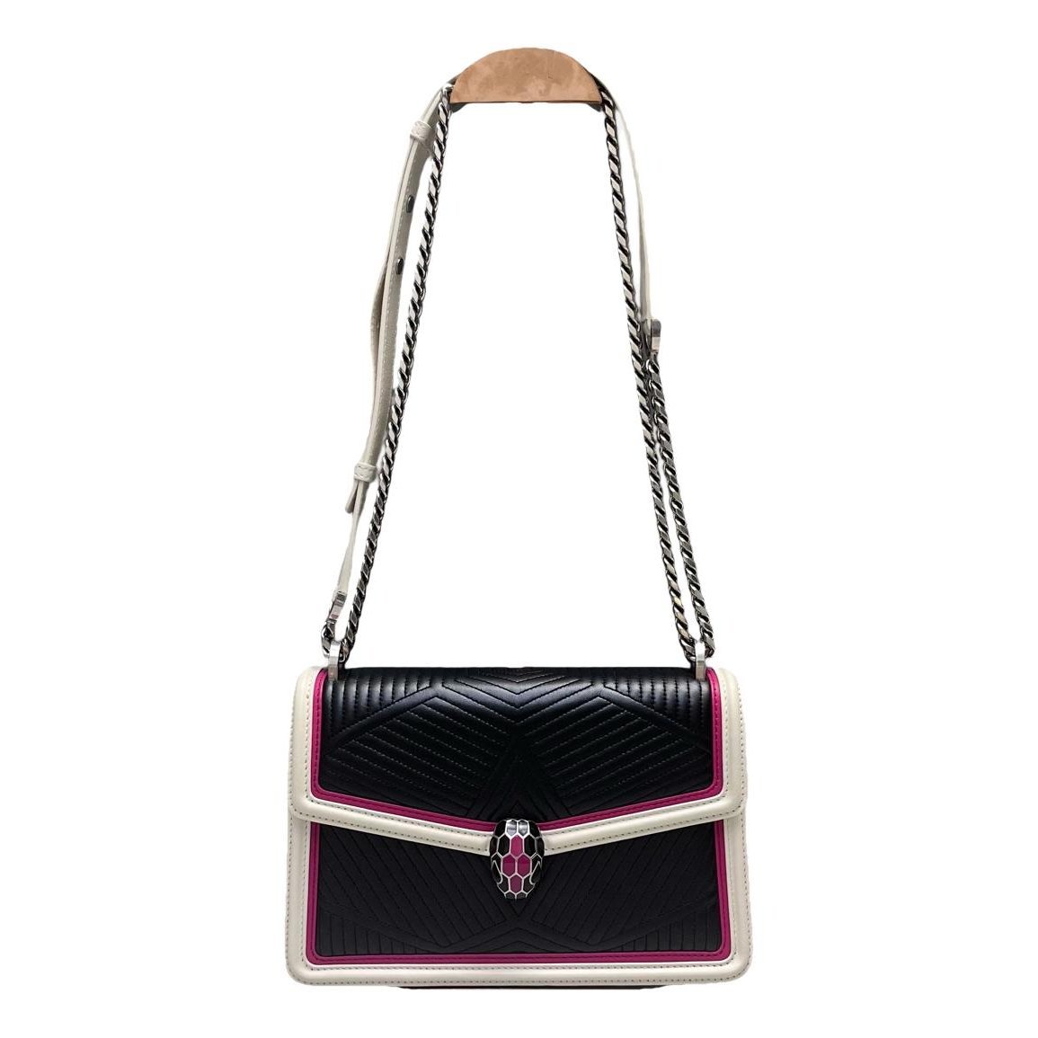 Serpenti leather handbag
