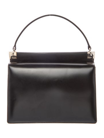 Leather Top Handle Bag