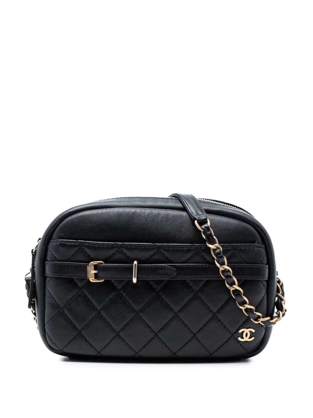 2018-2019 Small Quilted Lambskin Buckle Camera Bag crossbody bag