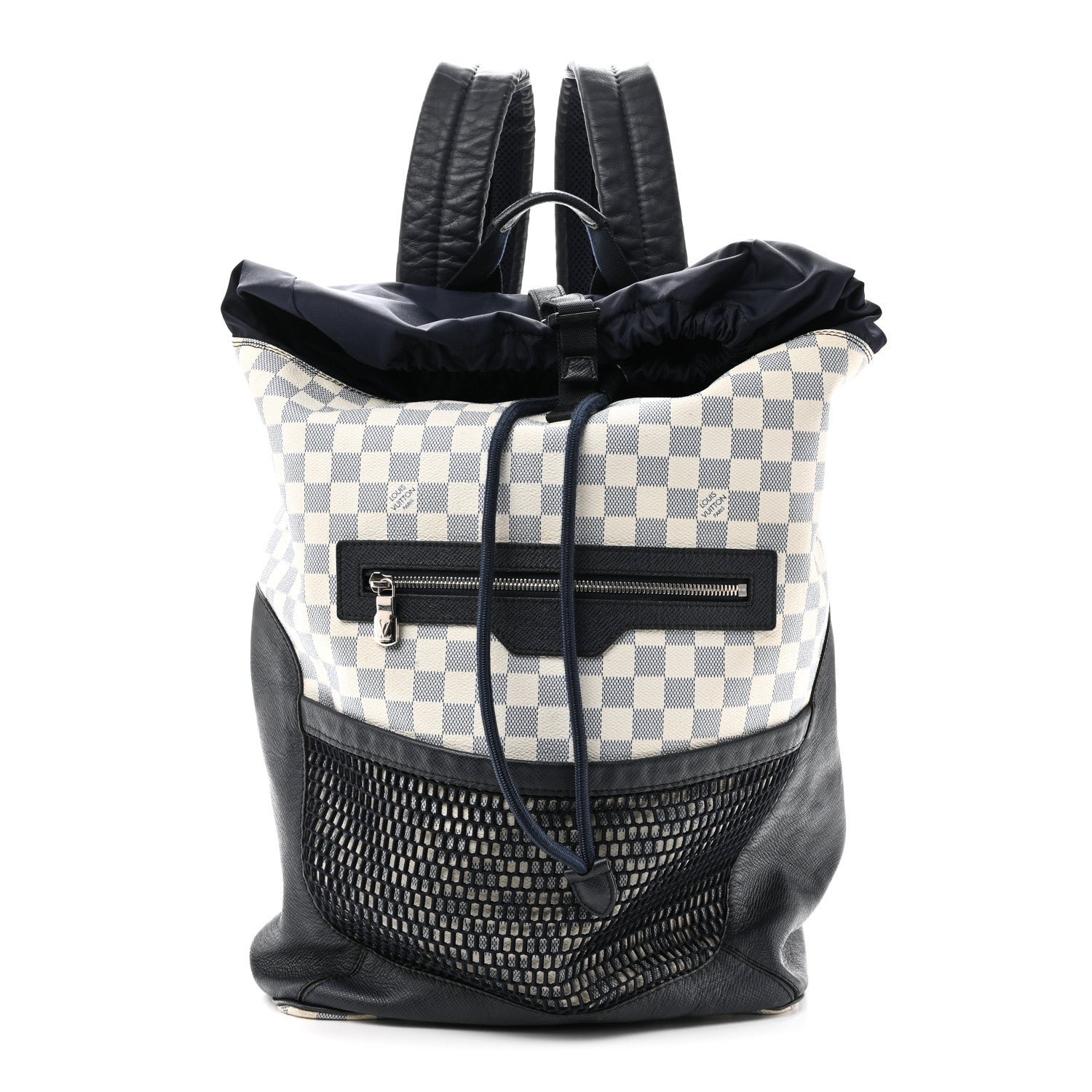 Louis Vuitton Damier Coastline Azur Matchpoint Backpack Black