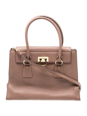 Leather Top Handle Bag