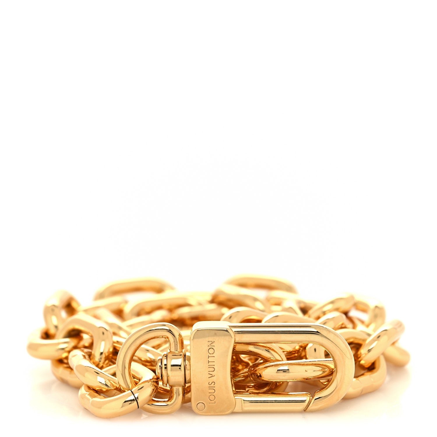 Louis Vuitton Pochette Metis East West Chain Strap Gold