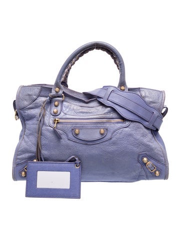 Leather Top Handle Bag