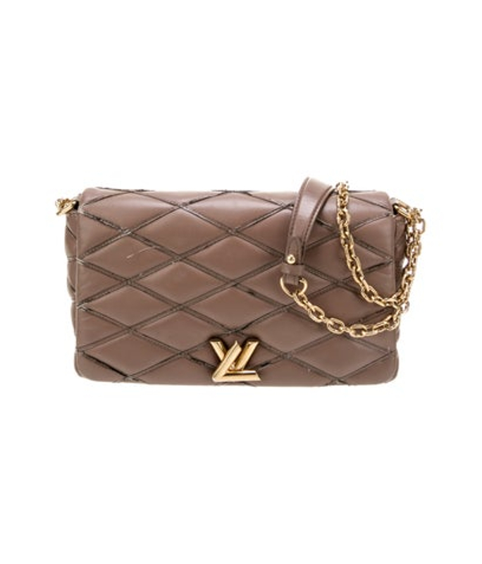 Louis Vuitton Vuitton Leather Quilted Go 14 Malletage Mm