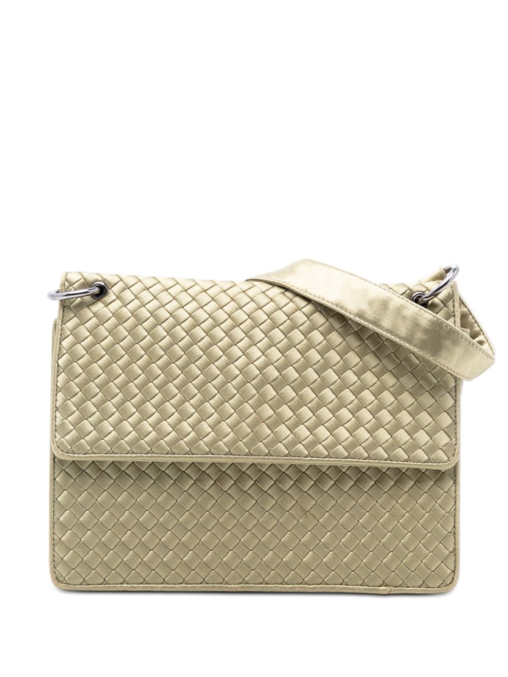 20th Century Satin Intrecciato Flap shoulder bag