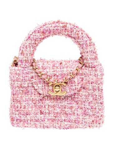 Tweed Mini Nano Kelly Shopper