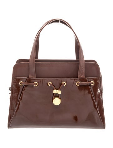 Leather Top Handle Bag