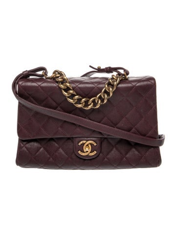 Large Trapezio Flap Bag