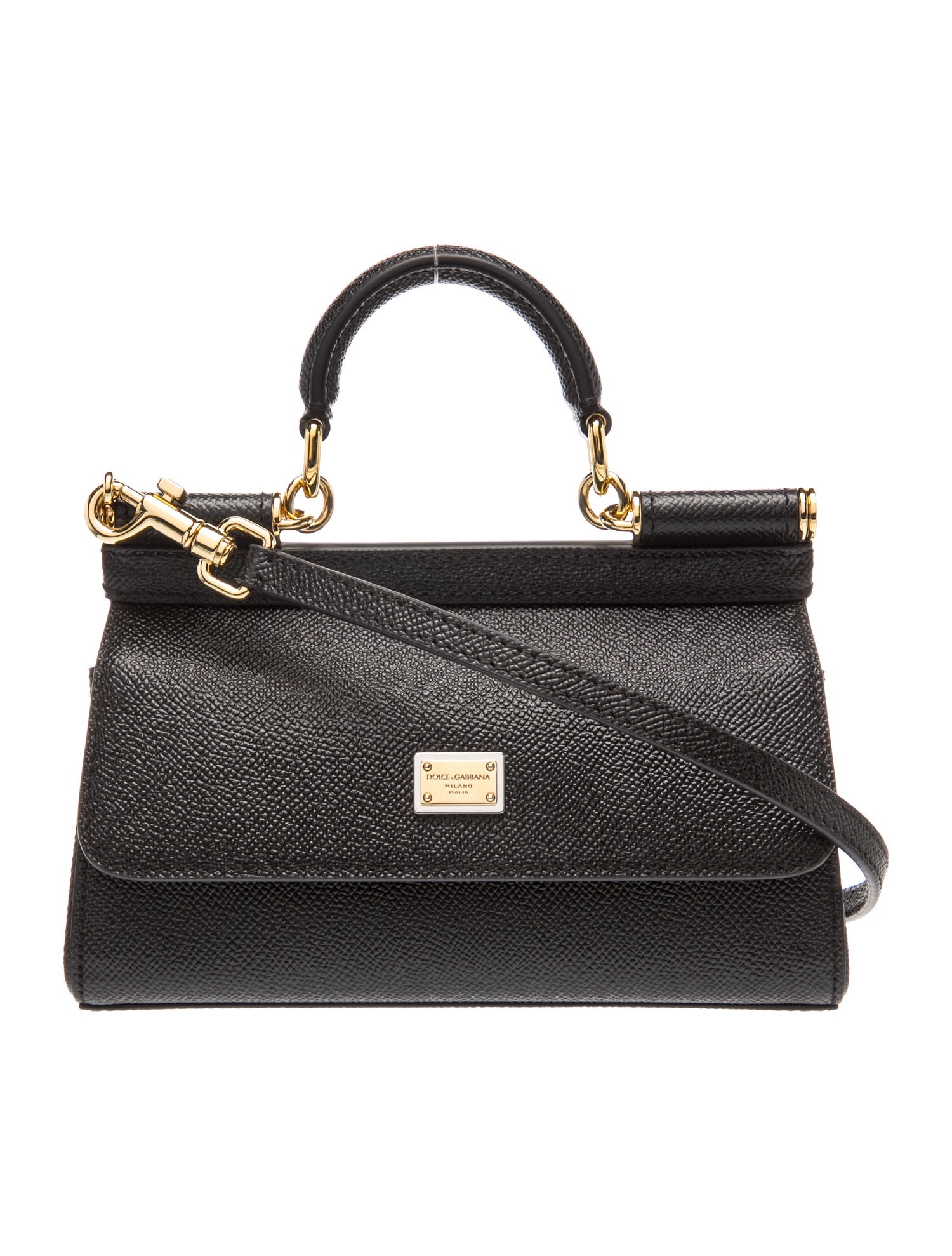 Leather Top Handle Bag