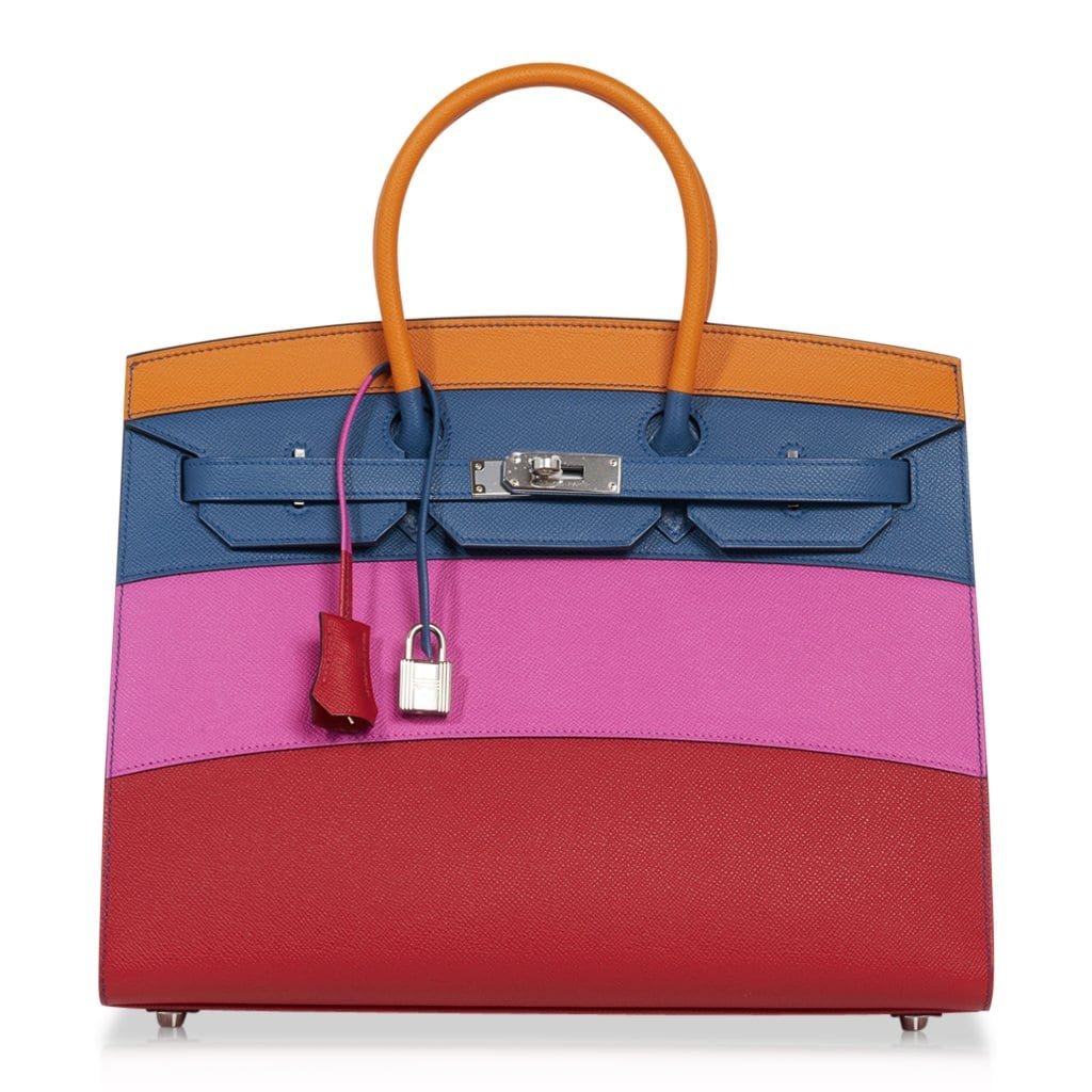 Hermes Hermes Sunset Rainbow Sellier Birkin 35 Limited Edition Bag