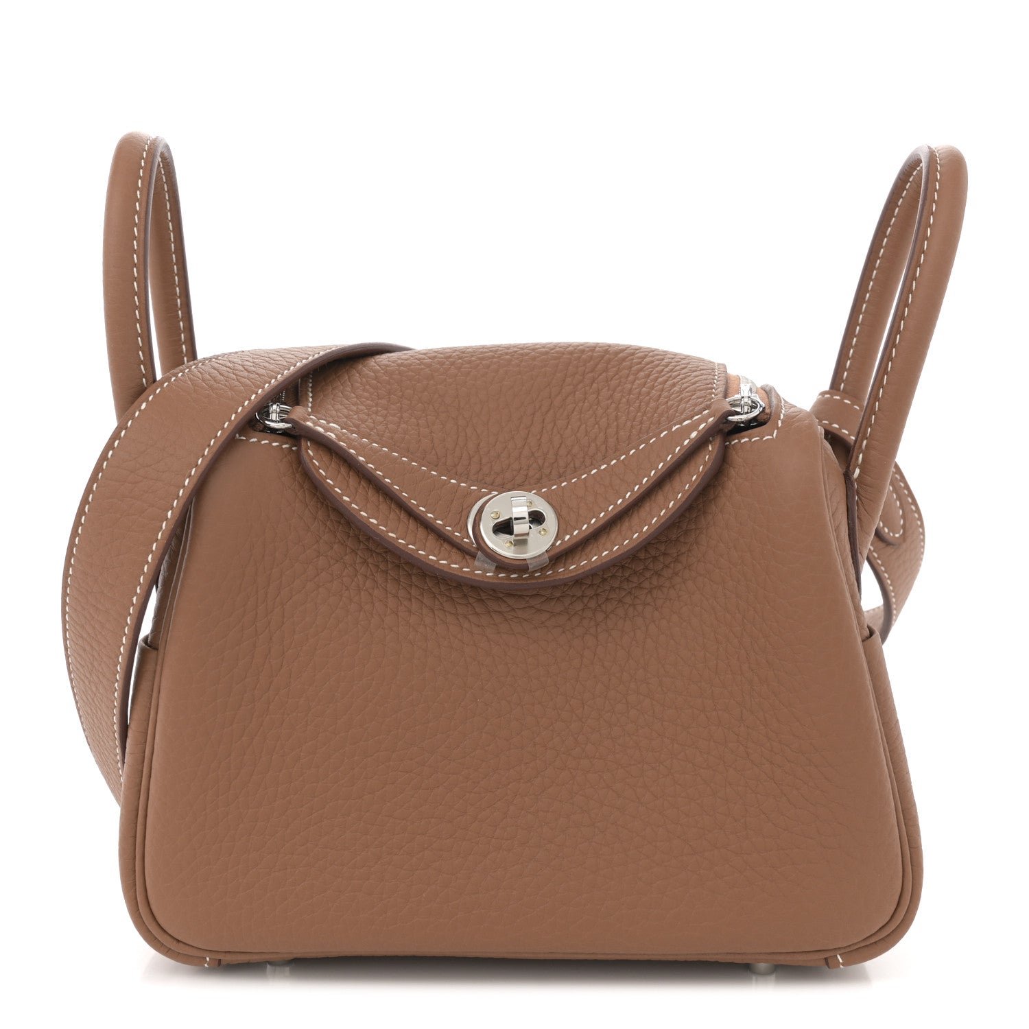 Hermes Taurillon Clemence Mini Lindy 20 Gold