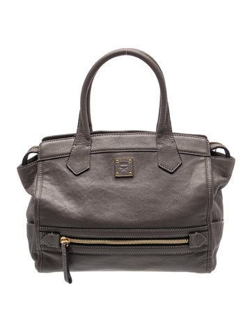 Leather Top Handle Bag