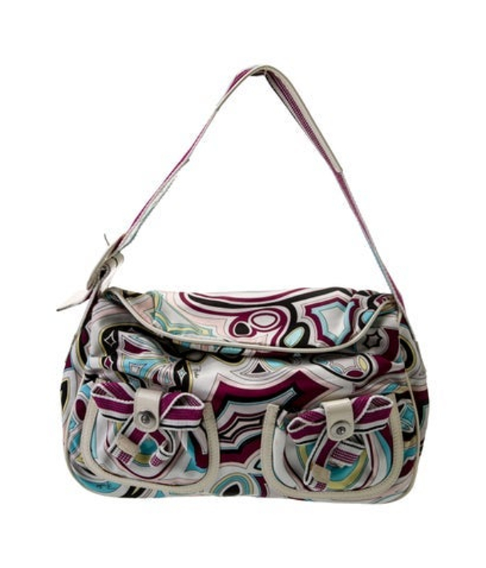 Emilio Pucci Pucci Satin Shoulder Bag