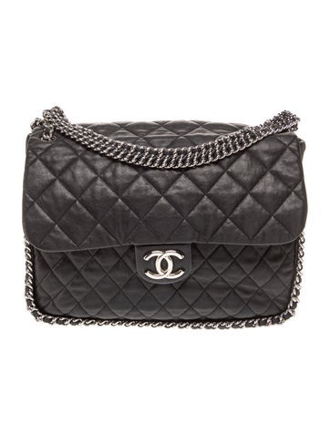 Chain Around Maxi Flap Bag