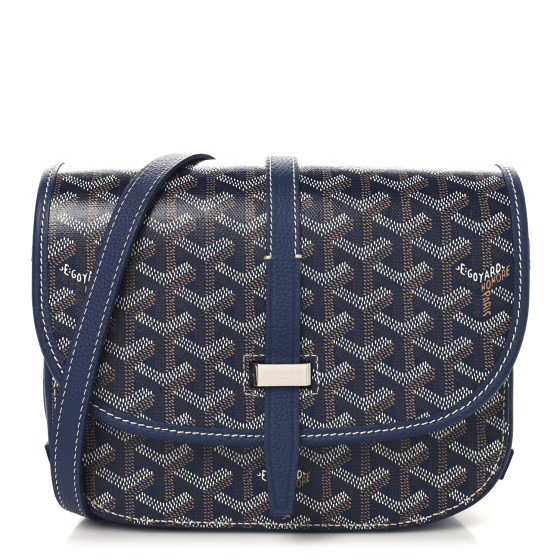 Goyard Goyardine Belvedere II PM Messenger Bag Navy
