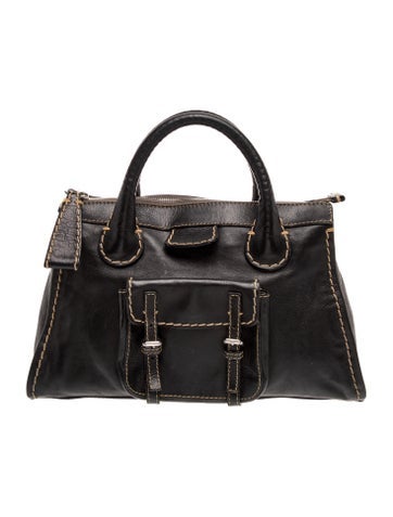 Chloe Leather Top Handle Bag Medium