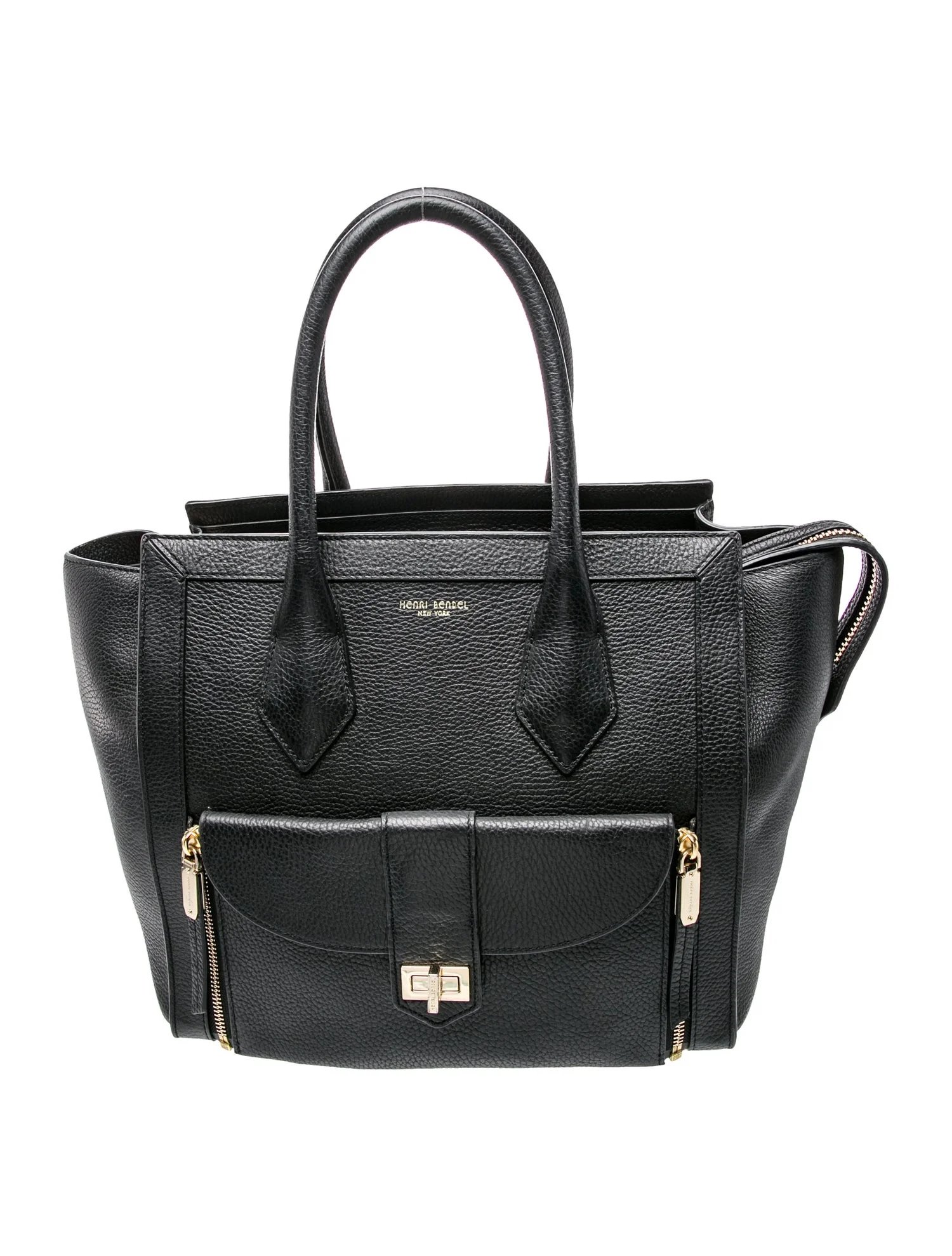 Leather Top Handle Bag