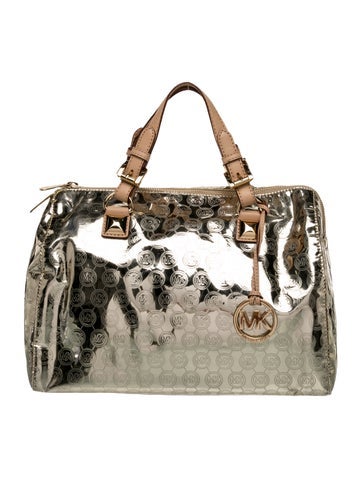 Patent Leather Top Handle Bag