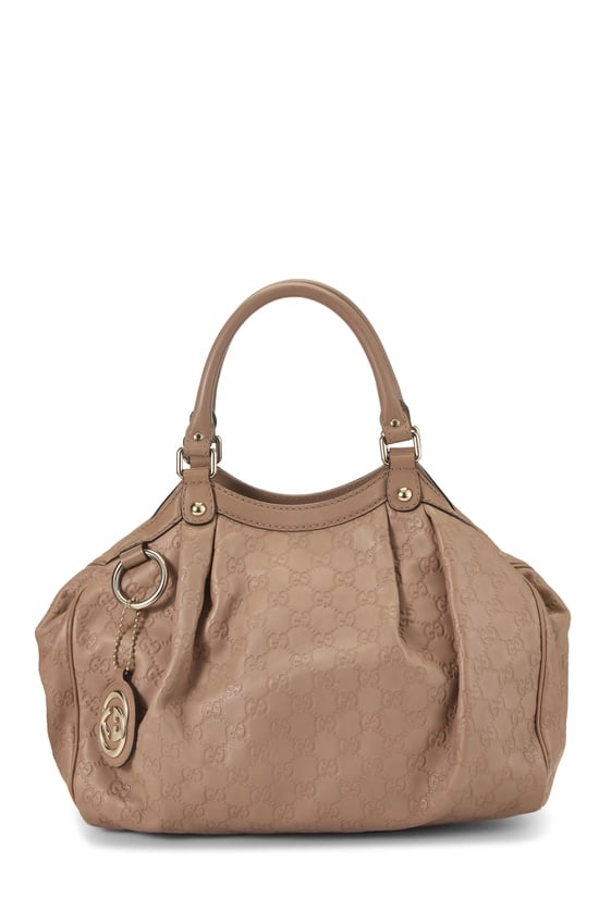 Beige Guccissima Sukey Tote