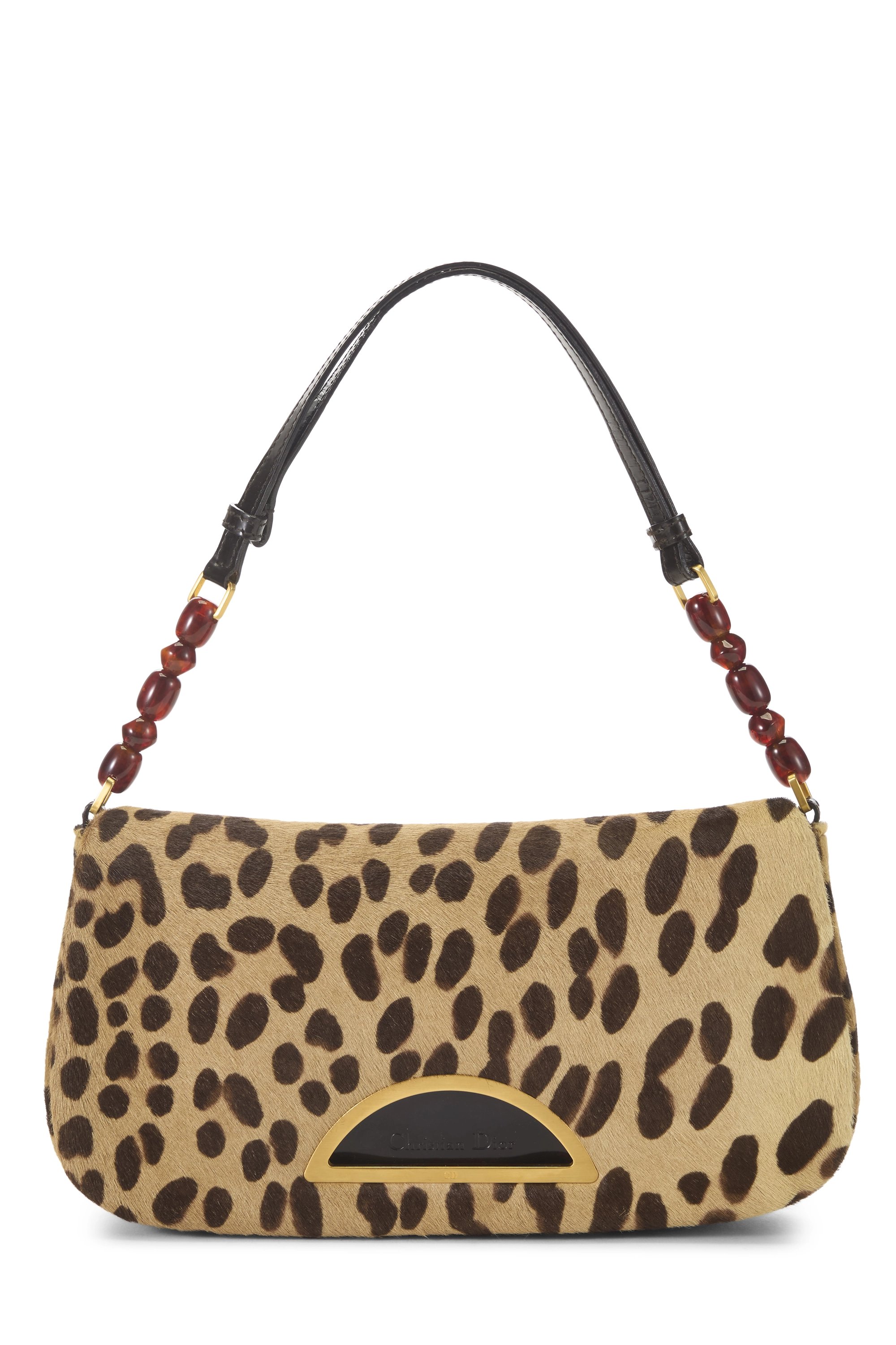 Brown Ponyhair Malice Shoulder Bag
