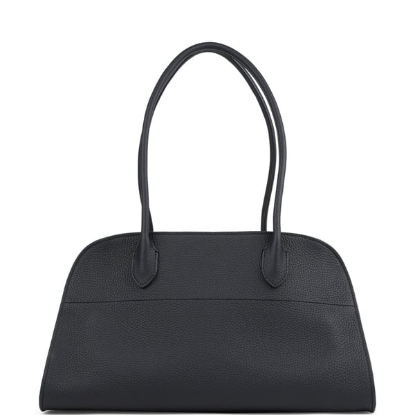 The Row The Row Shoulder Margaux 12 Marine Calfskin Silver Hardware