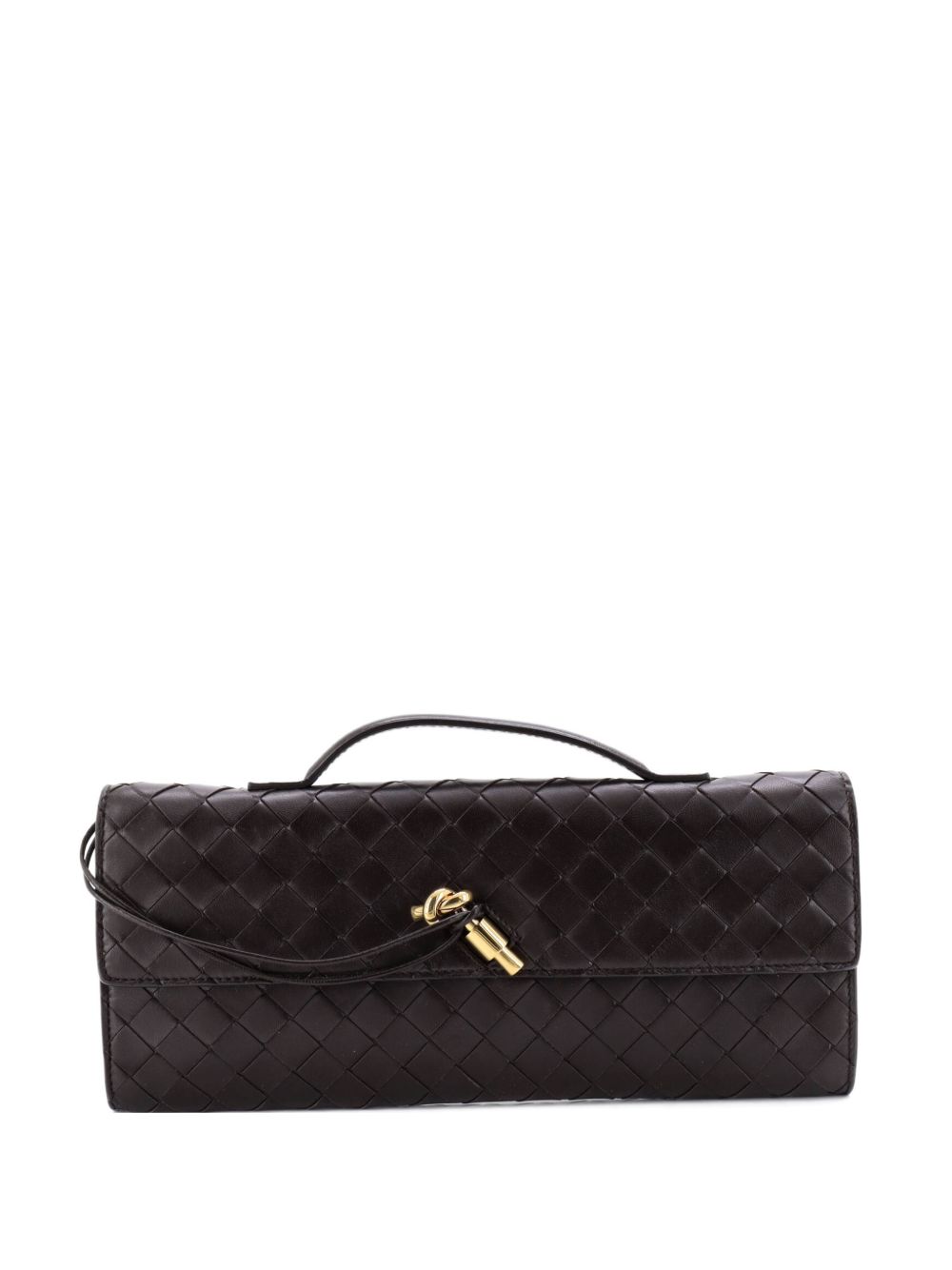 Andiamo Top Handle Intrecciato Nappa Long clutch bag