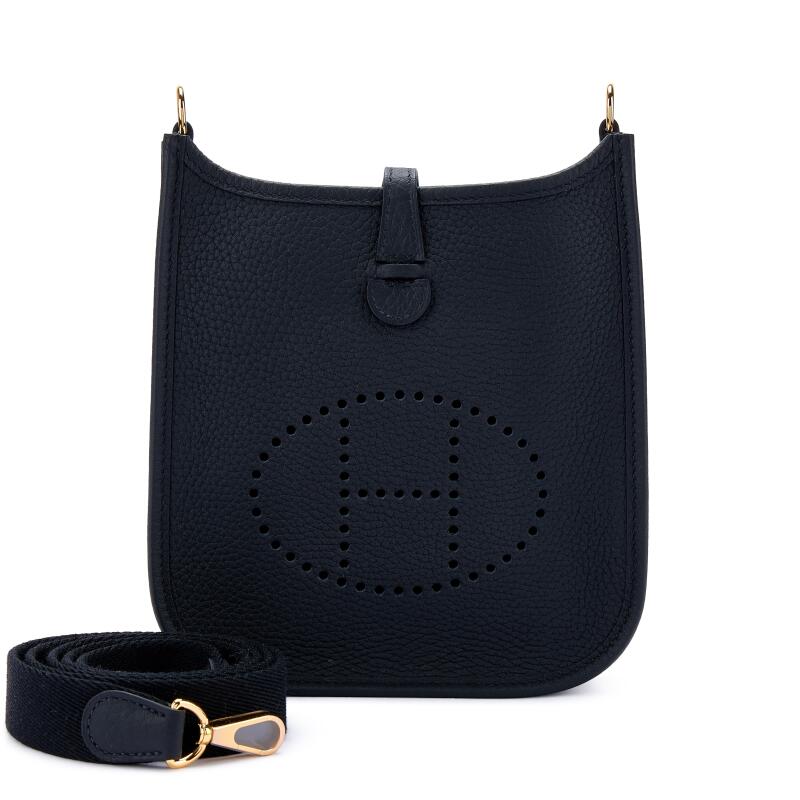 Black Clemence Mini Evelyne II TPM 16 Gold Hardware, 2025