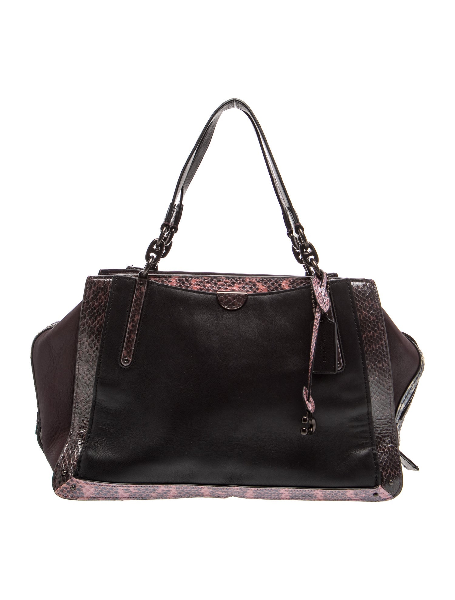 Leather Top Handle Bag