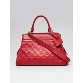 Louis Vuitton Louis Vuitton Cerise Monogram Empreinte Leather Vosges MM Bag
