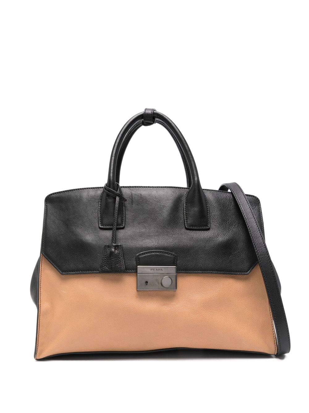 2010s leather top handle bag