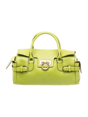 Leather Top Handle Bag